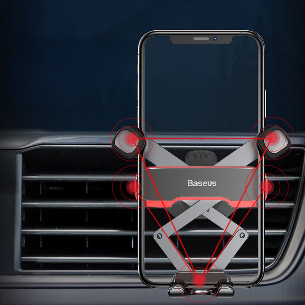 Baseus Lateral Gravity car holder for the grille, black - Image 11