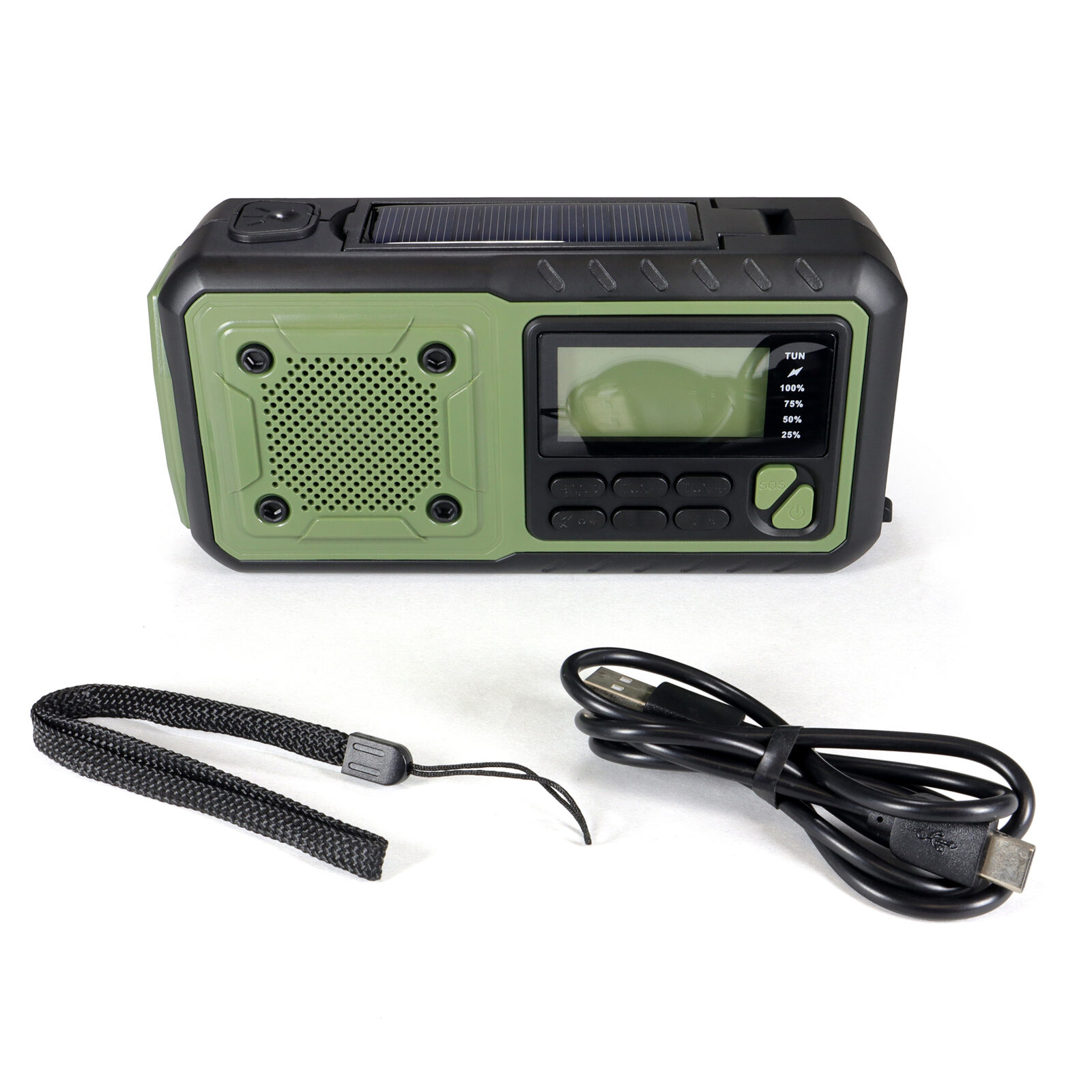 Origin Outdoors Crank Radio 'Multi' green 4000 mAh - Pilt 3