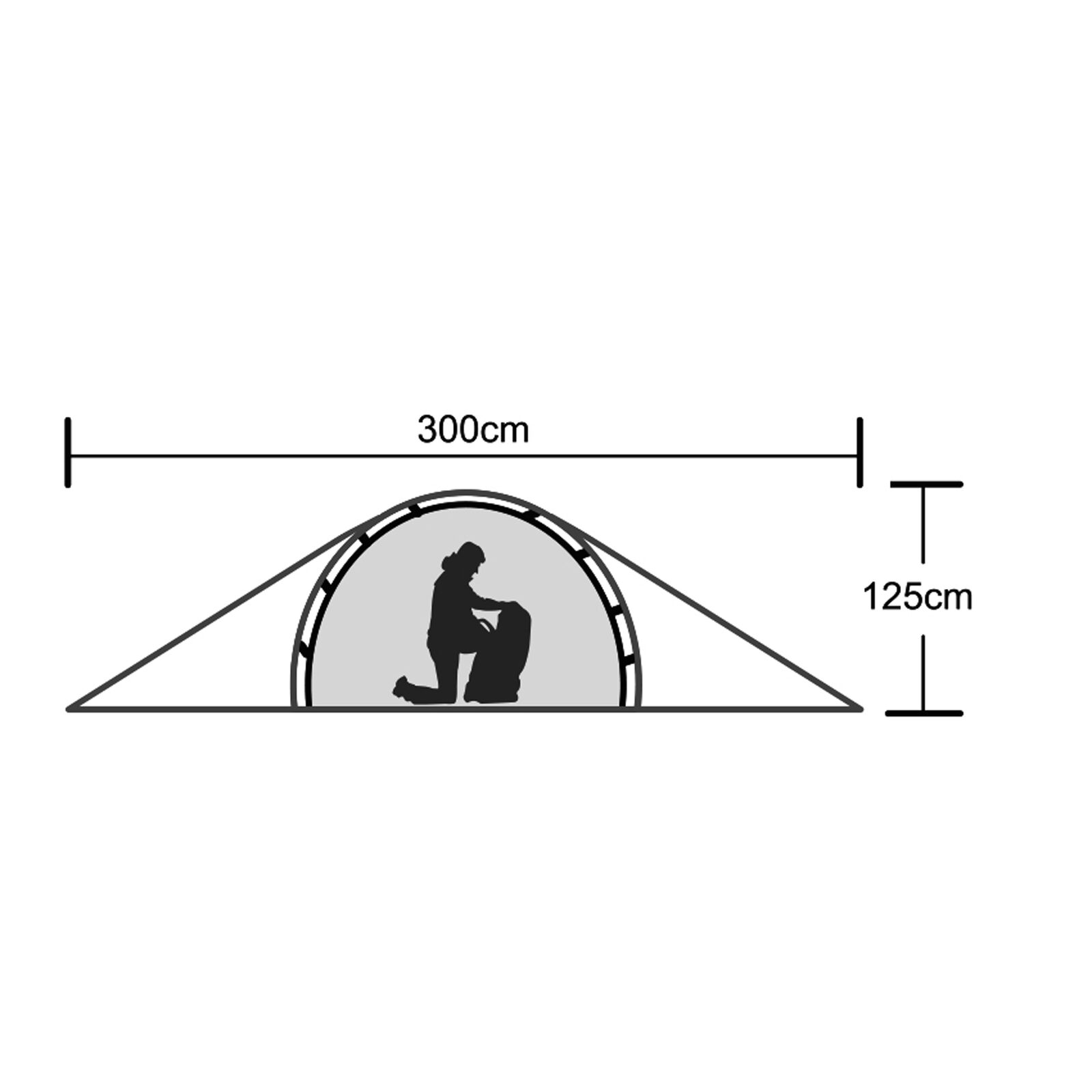 Origin Outdoors Telk 'Snugly' 2 persons - Pilt 6