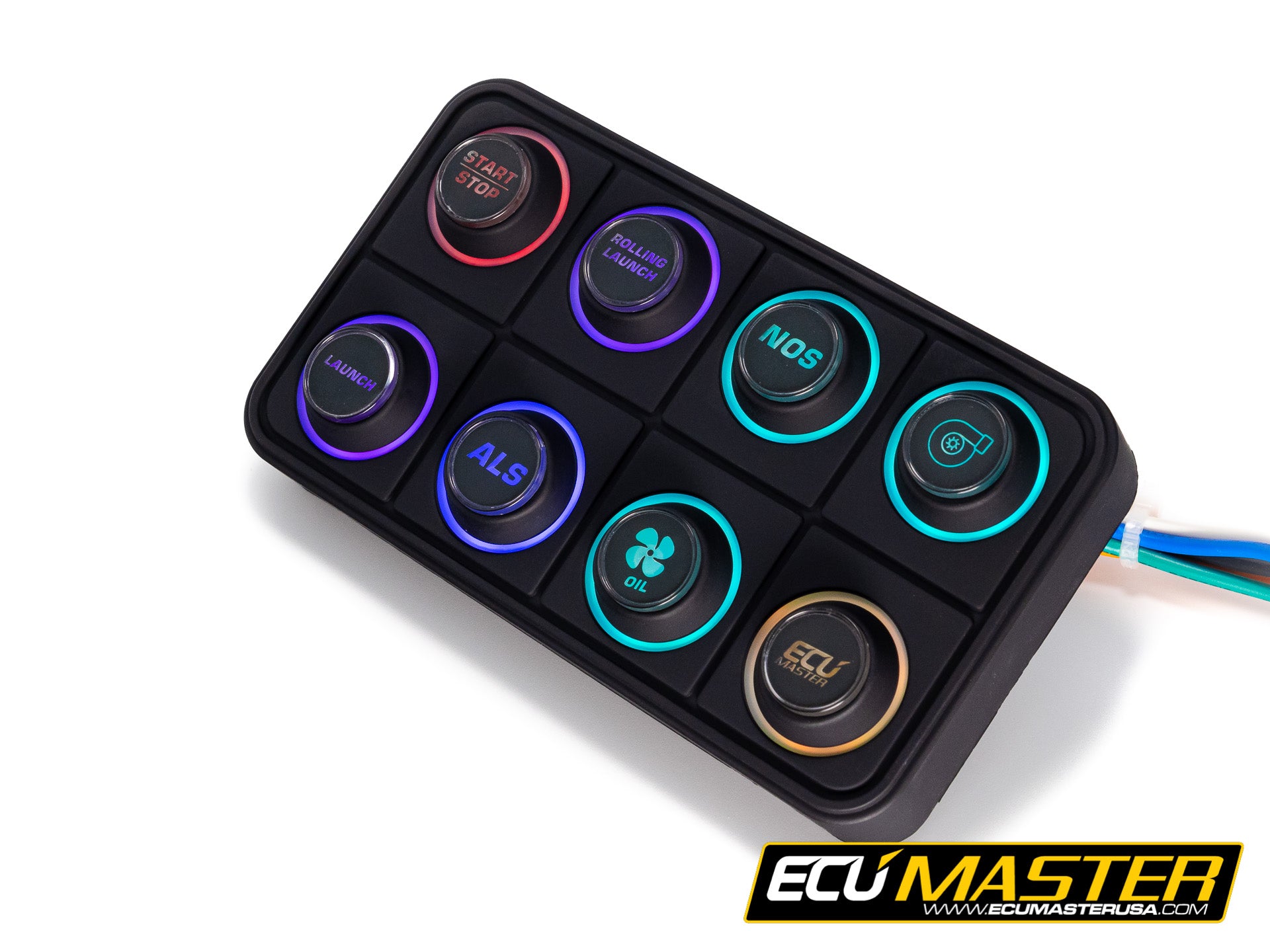 ECUMaster CAN keyboard-8 (15mm, 7 color)