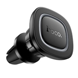 Magnetic car phone holder Hoco air vent H72 black and gray