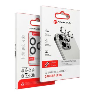 Tempered Glass Camera Lens for iPhone 16 PRO / 16 PRO MAX Forcell Premium desert titanium
