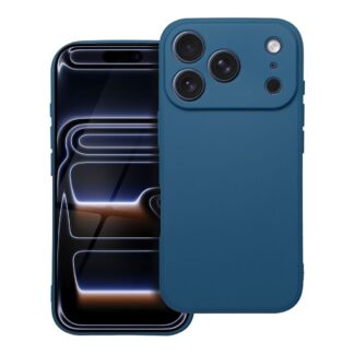 Case for iPhone 17 Pro / 18 Pro (low camera edge) Matt blue