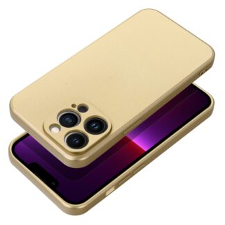 Case for iPhone 17 Pro Max / 18 Pro Max (low camera edge) Metallic gold