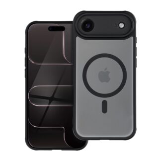 Case for iPhone 17 AIR Full Matte Mag Cover compatible with MagSafe black