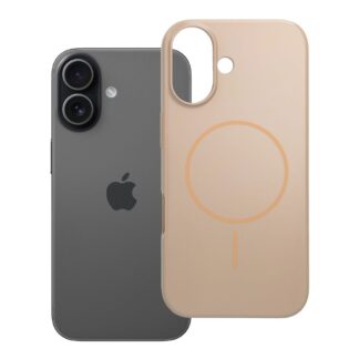 Case for iPhone 17 Glossy Mag Cover compatible with MagSafe desert gold