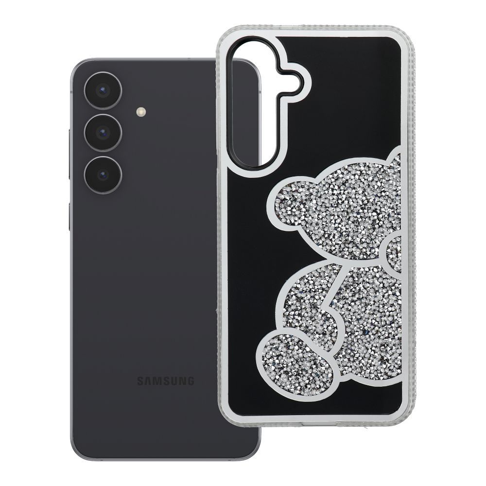 Case for Samsung S25 FE Teddy Bear silver