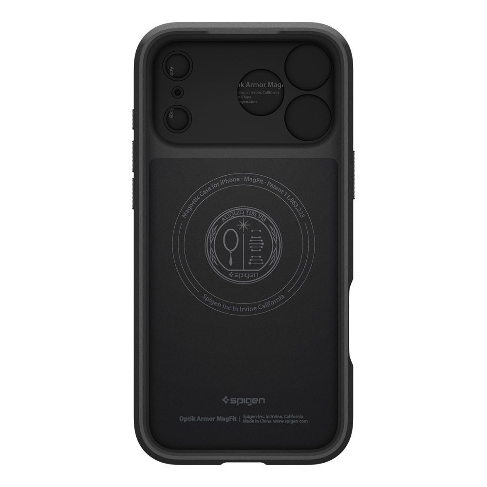 SPIGEN case OPTIK ARMOR MAG case for IPHONE 17 Pro black - Pilt 3