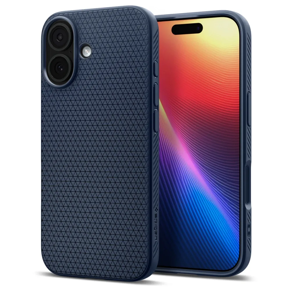 SPIGEN case LIQUID AIR for IPHONE 17 navy blue
