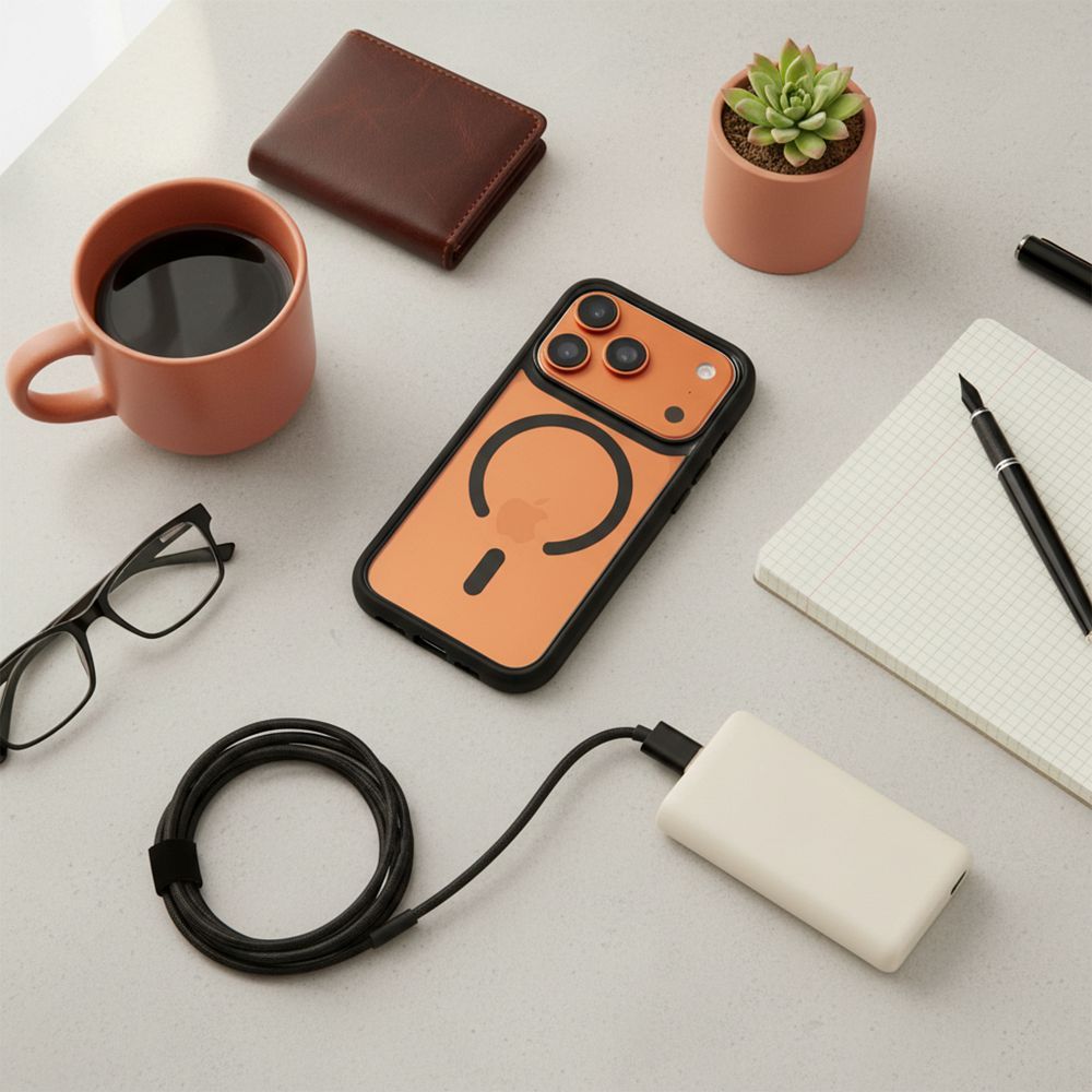 ROAR case MAG BUMPER compatible with MagSafe for IPHONE 17 Pro Max black - Pilt 3