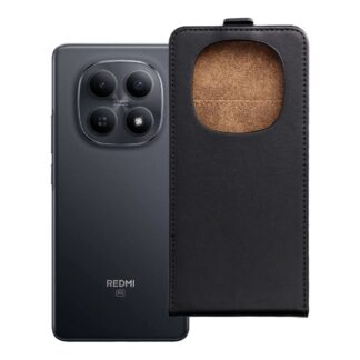 Vertical flip case for Xiaomi Redmi NOTE 15 5G Slim Flexi Fresh black
