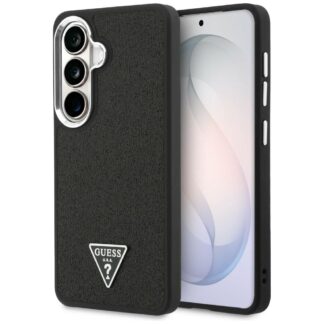 GUESS case for SAMSUNG S26 GUHMS26SPFGTSCMK (Fixed Glitter Triangle MagSafe) black