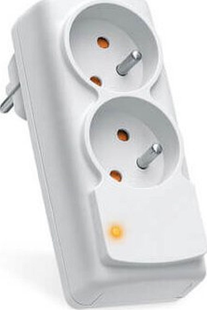 Extension cord 2 sockets ACAR Mini AGD 16A gray