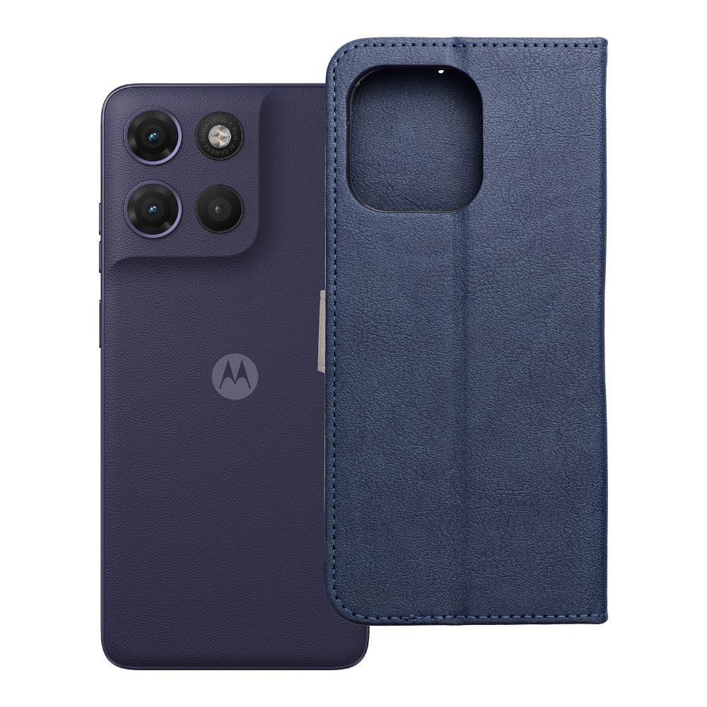 Flip case for Motorola G17 POWER Split Book navy and cream