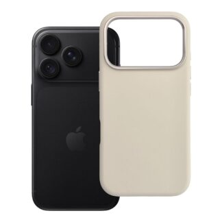 Case for iPhone 18 Pro / 17 Pro Forcell F-Protect Frame Premium compatible with Magsafe antique white