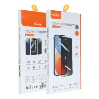 6D Pro Veason Privacy Glass - for Iphone 18 Pro black