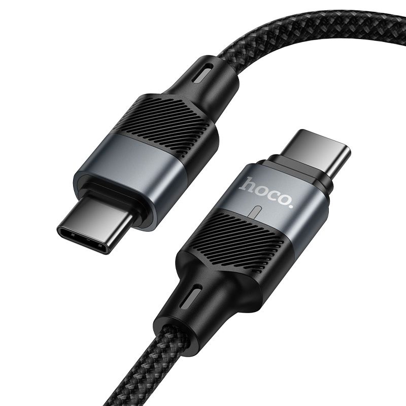 Magnetic Cable USB C to USB C Hoco QC3.0 PD 5A 240W 1,2 m U159 black - Image 2