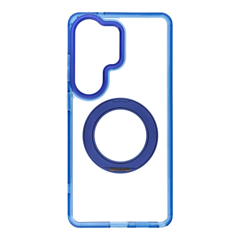 Case for Samsung S26 Ultra Frame Circle Stand compatible with MagSafe navy blue