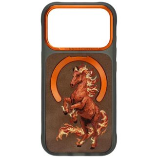 NIMMY case MAGNETIC FANTASY ANIMAL HORSE compatible with MagSafe for IPHONE 18 Pro Max/17 Pro Max orange