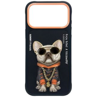 NIMMY case GLASSES COOL DOG for IPHONE 18 Pro Max/17 Pro Max black