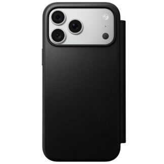 NOMAD leather case for IPHONE 18 Pro Max/17 Pro Max compatible with MagSafe (Modern Leather Folio ECCO Leather) black