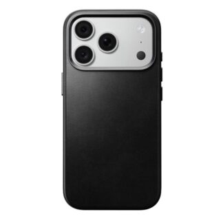 NOMAD leather case for IPHONE 18 Pro/17 Pro compatible with MagSafe (Traditional Leather Case Horween Leather) black