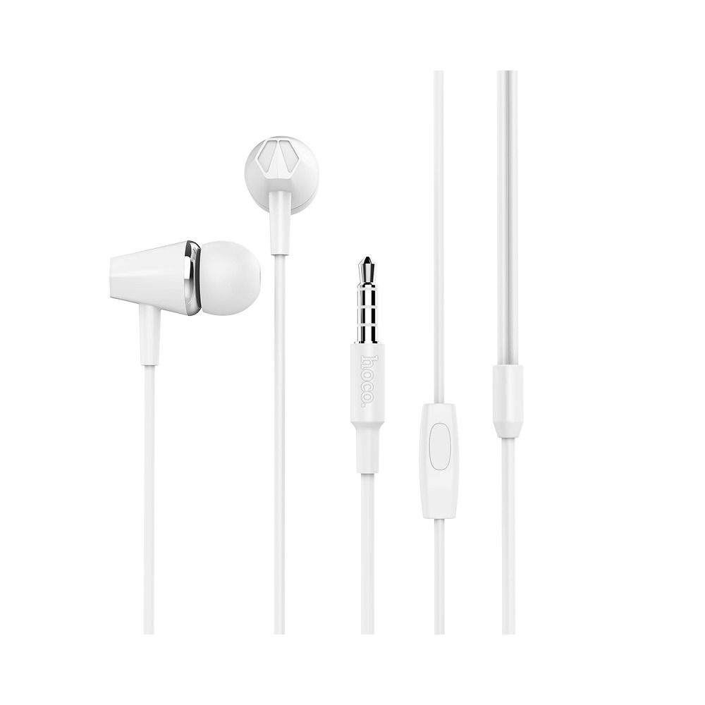 Wire earphones Jack 3,5 mm Hoco M34 white
