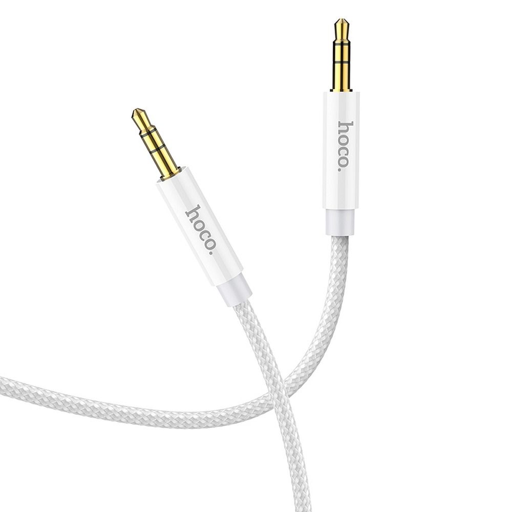 Cable AUX Jack 3,5 mm to Jack 3,5 mm Hoco 1 m UPA19 silver