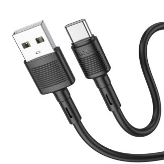 Cable USB A to USB C Hoco 3A 1 m X83 black