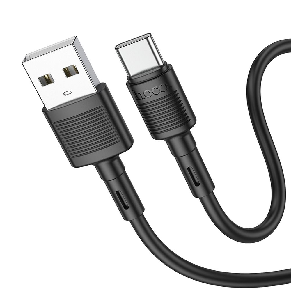 Cable USB A to USB C Hoco 3A 1 m X83 black
