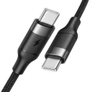 Cable Typ C to Typ C VEGER PD 5A 100W CC02 1,5 m black