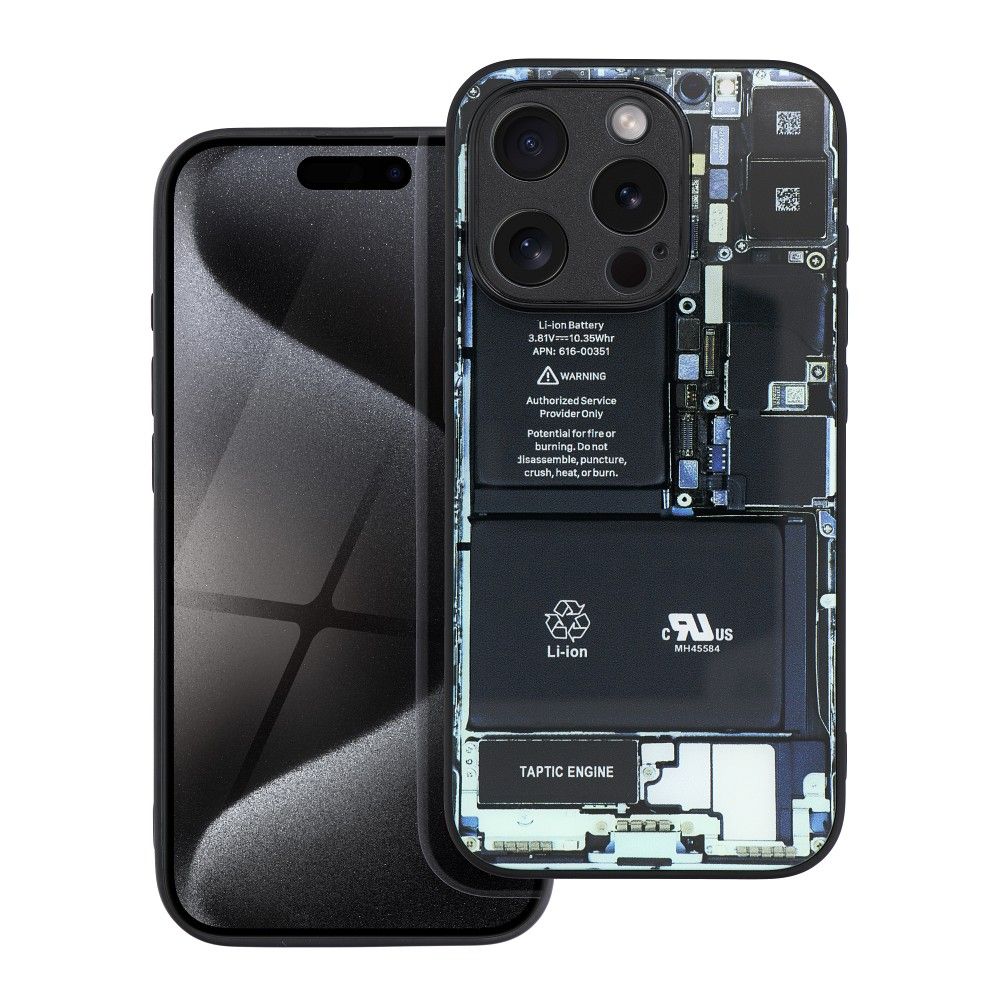 Case for iPhone 15 PLUS Tech desing 1