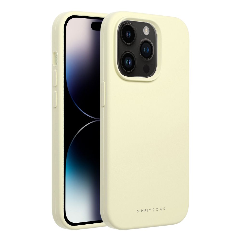 ROAR case CLOUD SKIN for IPHONE 16 Light Yellow - Image 3