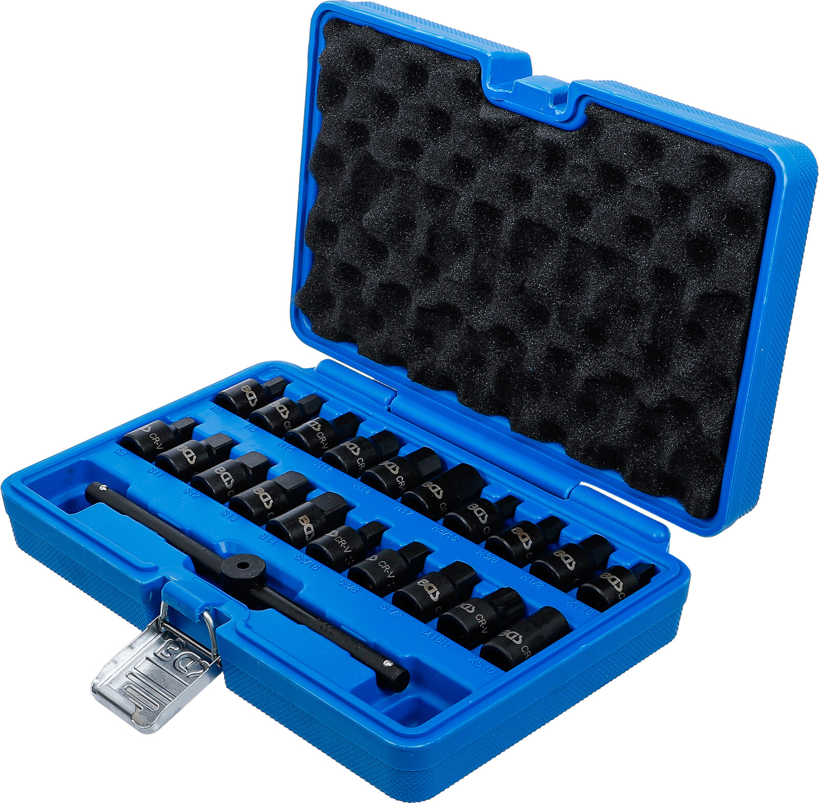 BGS technic Special Oil Drain Socket Set, 10 mm (3/8"), 21 pcs. - Image 3