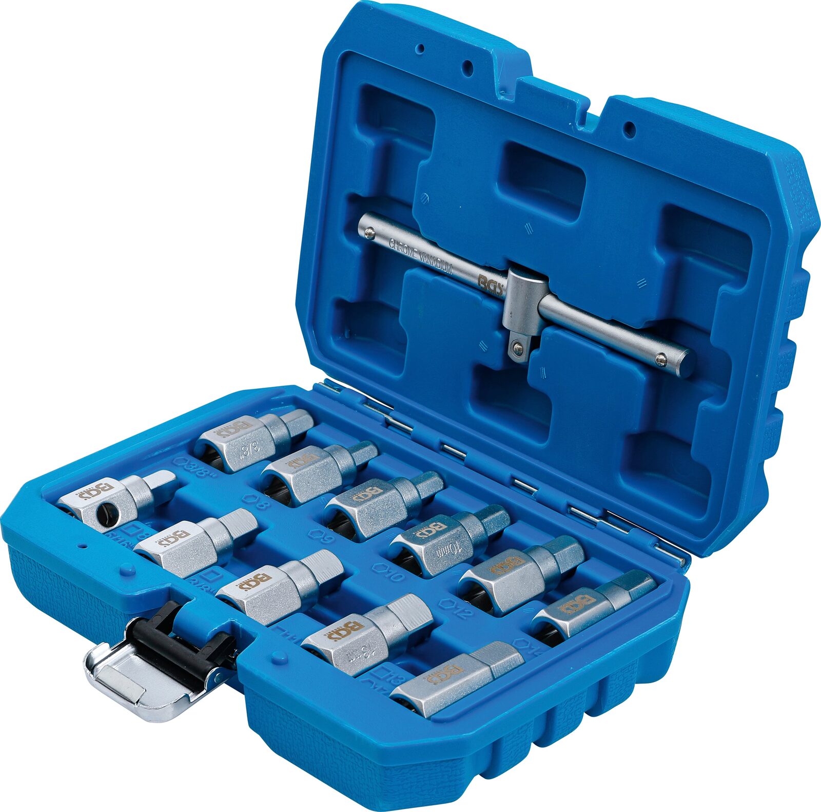 BGS technic Universal Oil Drain Socket Set, 12 pcs. — изображение 3