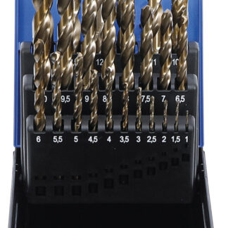 BGS technic Twist Drill Set, HSS-G M35 Cobalt Steel, 1 - 13 mm, 25 pcs.