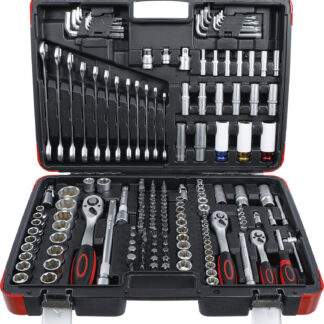 BGS DIY Socket Set, 6.3 mm (1/4") / 10 mm (3/8") / 12.5 mm (1/2") Drive, 176 pcs.