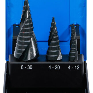 BGS technic Step Drill Set, Ø 4 - 30 mm, 3 pcs.
