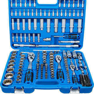 BGS technic Socket Set Gear Lock, 6.3 mm (1/4") Drive / 10 mm (3/8") / 12.5 mm (1/2"), 192 pcs.