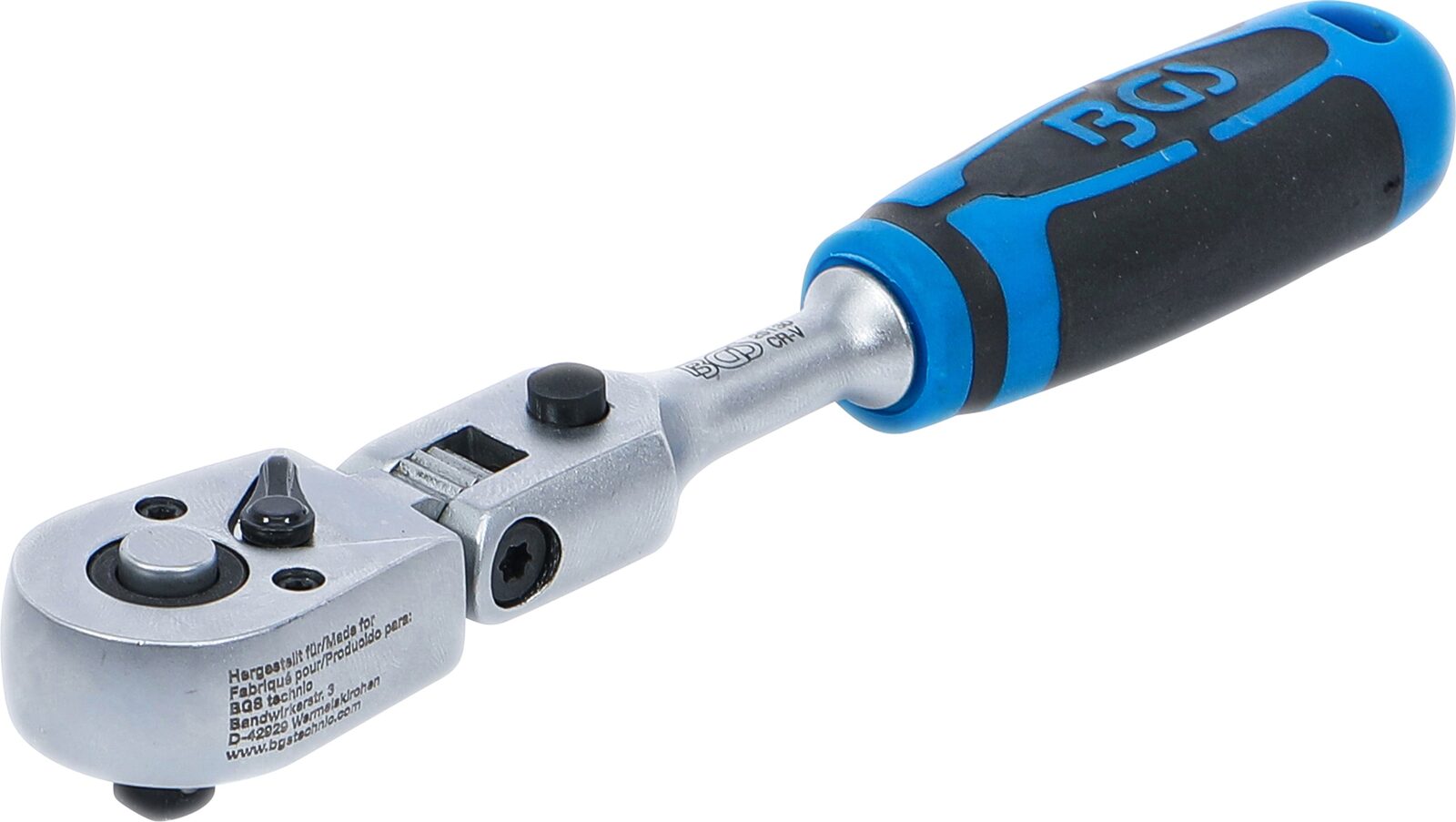 BGS technic Flexible Ratchet, lockable, external square 6.3 mm (1/4")