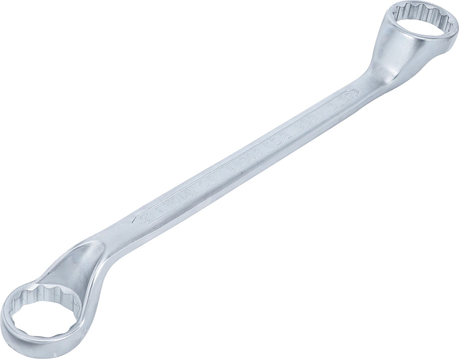 BGS technic Double Ring Spanner, deep offset ends, 46 x 50 mm
