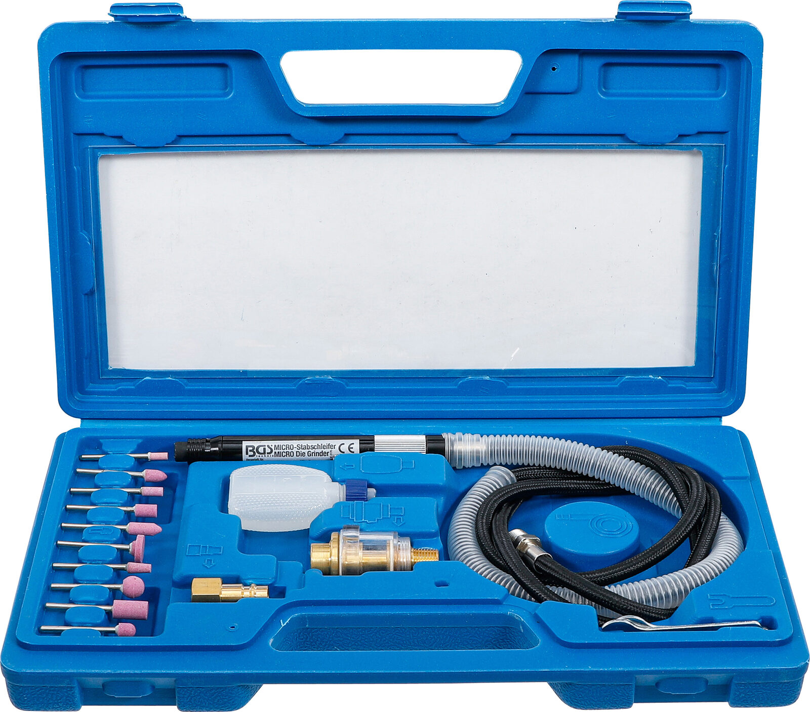 BGS technic Micro Air Grinder Kit, 17 pcs.