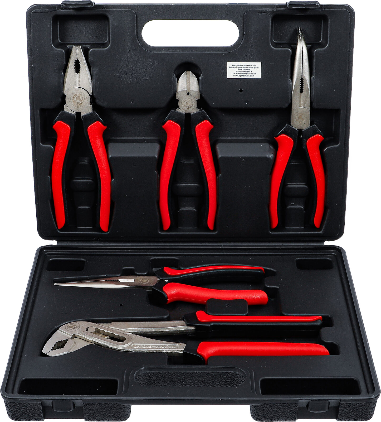 BGS DIY Pliers Set, 5 pcs.