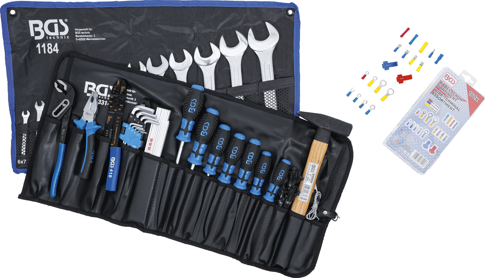 BGS technic Tool Assortment in Wallet, 270 pcs.
