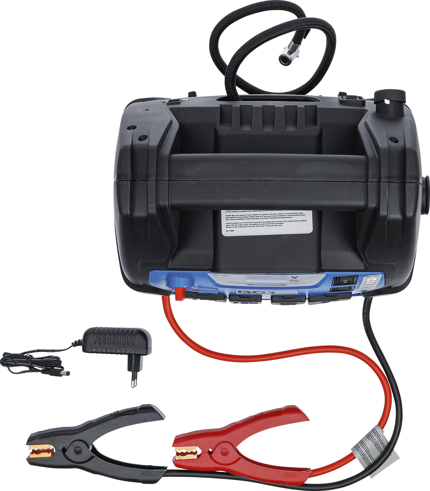 BGS technic Multi-Function Jump Starter & Mobile Power Supply, 5-in-1, 18 Ah - Image 3