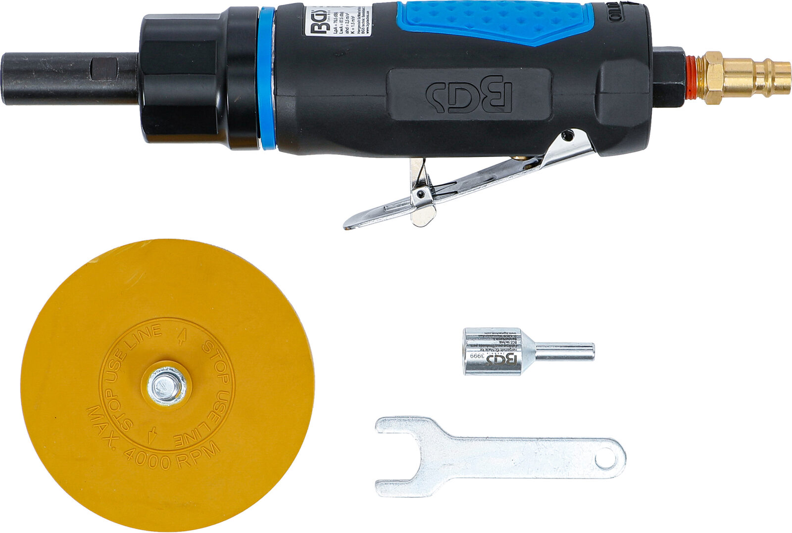BGS technic Die Grinder, with Foil Eraser - Pilt 3