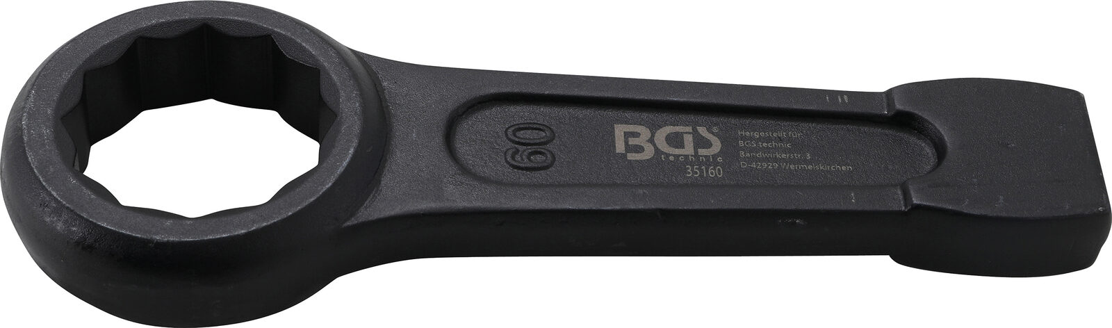BGS technic Slogging Ring Spanner, 60 mm