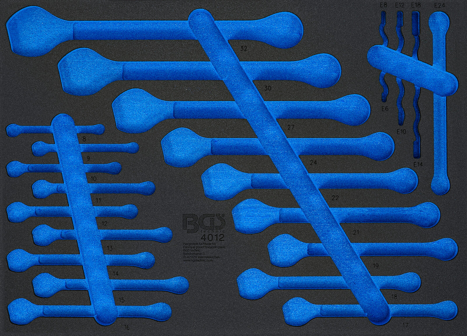 BGS technic Tool Tray 3/3, empty, for BGS 4012