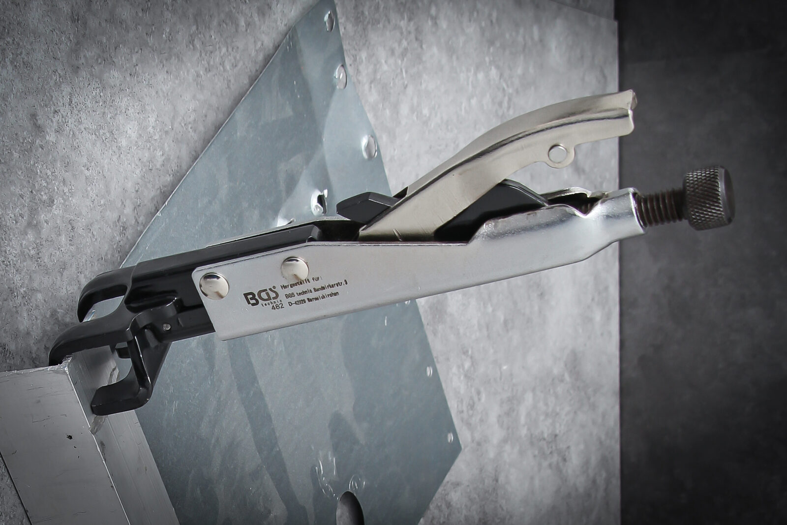 BGS technic Locking Grip Pliers, with Quick Release Lever, 210 mm - Image 3
