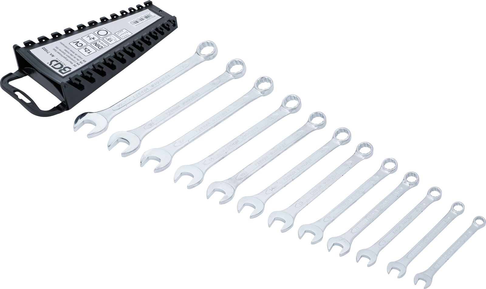 BGS technic Combination Spanner Set, 8 - 19 mm, 12 pcs. - Pilt 2
